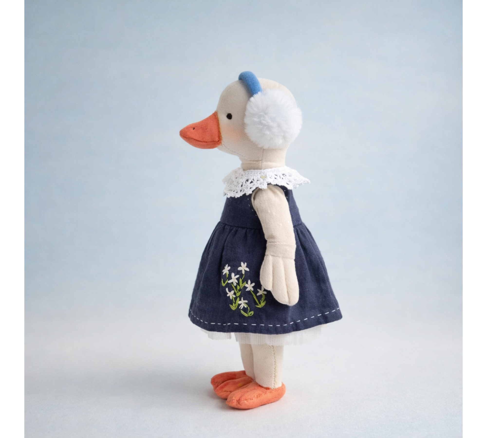 Goose Sewing Pattern PDF – Stuffed Animal Goose Doll with Clothes