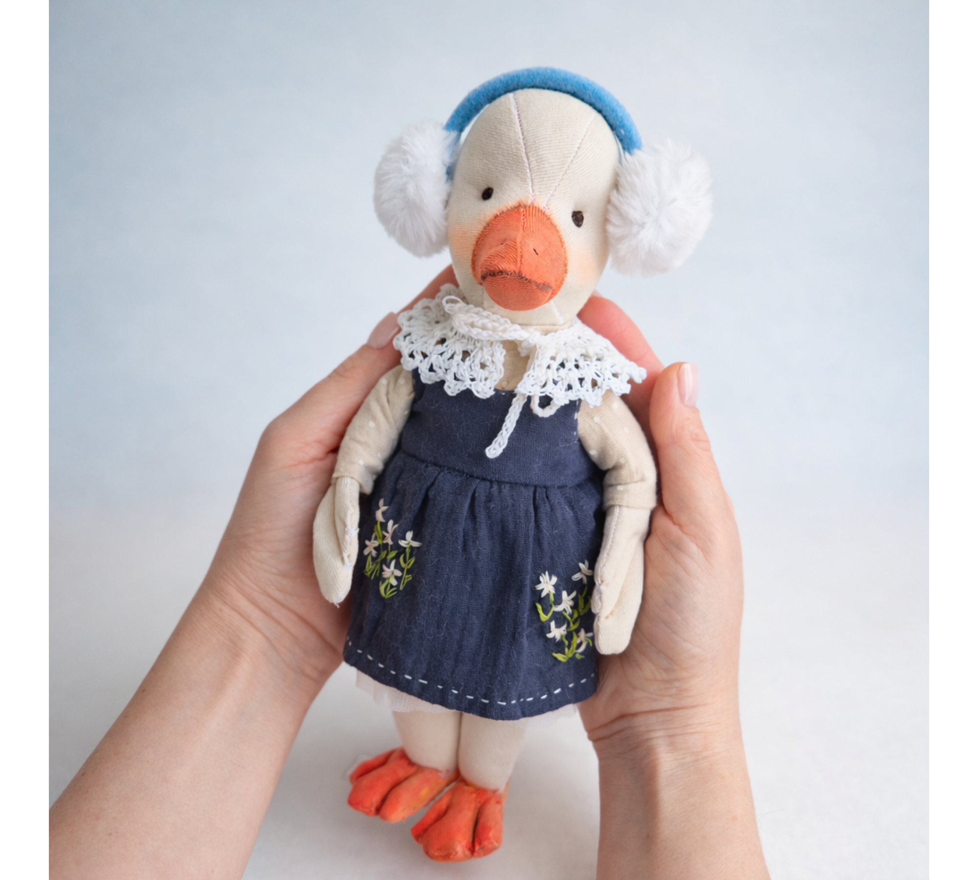 Goose Sewing Pattern PDF – Stuffed Animal Goose Doll with Clothes