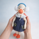 Goose Sewing Pattern PDF – Stuffed Animal Goose Doll with Clothes