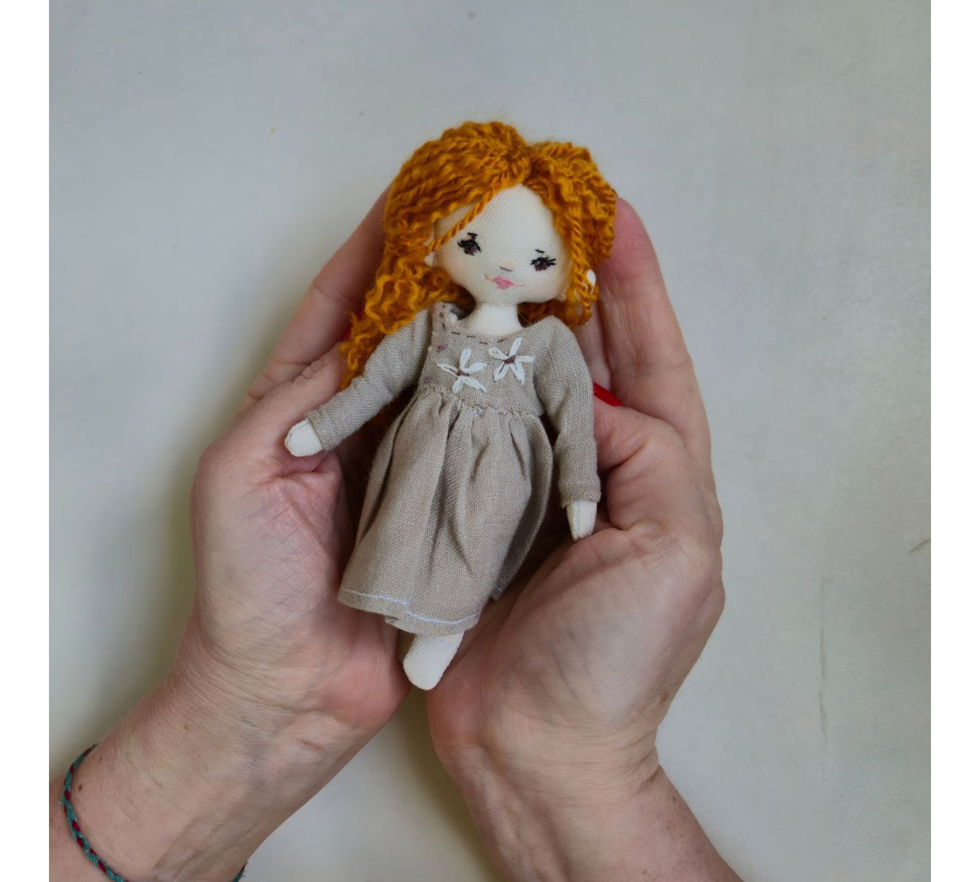Mini Rag Doll Sewing Pattern PDF – Small Doll with Clothes