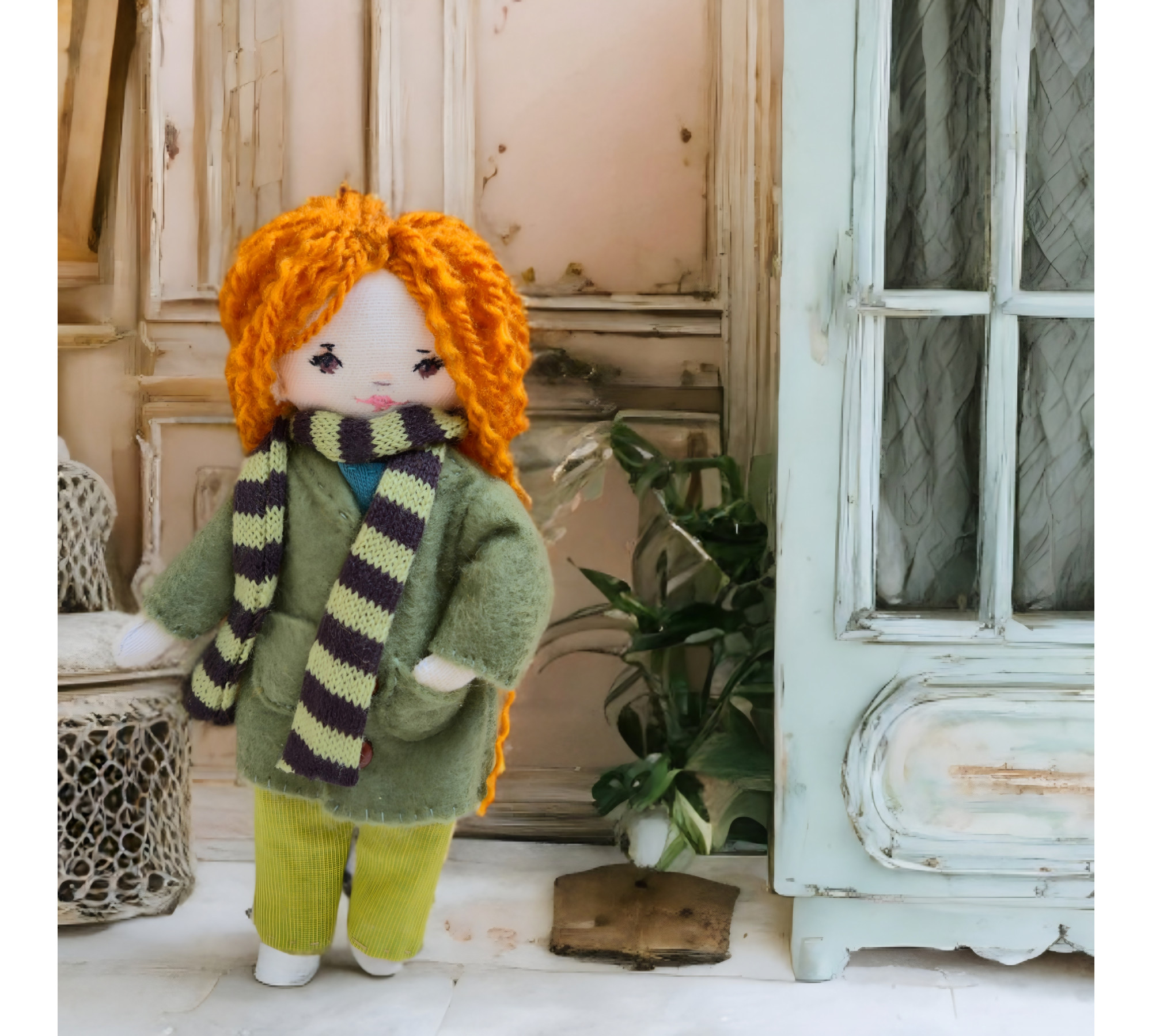 Mini Rag Doll Sewing Pattern PDF – Small Doll with Clothes