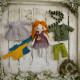 Mini Rag Doll Sewing Pattern PDF – Small Doll with Clothes