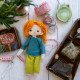 Mini Rag Doll Sewing Pattern PDF – Small Doll with Clothes