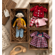 Mini Rag Doll and Dog Sewing Pattern PDF – Doll with Clothes