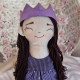 Princess Rag Doll Sewing Pattern PDF – Fabric Doll with Clothes
