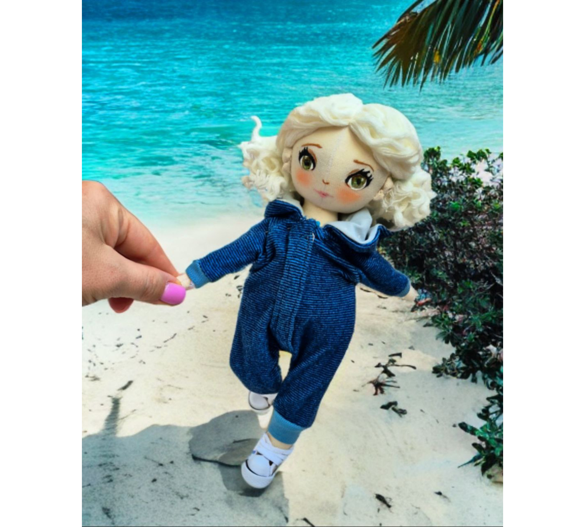 Anime Rag Doll Sewing Pattern PDF – Doll with Shark Kigurumi