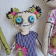 Halloween Doll Family Sewing Pattern PDF – Spooky Linen Dolls Set