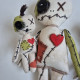 Halloween Doll Family Sewing Pattern PDF – Spooky Linen Dolls Set