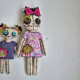 Halloween Doll Family Sewing Pattern PDF – Spooky Linen Dolls Set