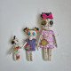 Halloween Doll Family Sewing Pattern PDF – Spooky Linen Dolls Set