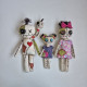 Halloween Doll Family Sewing Pattern PDF – Spooky Linen Dolls Set