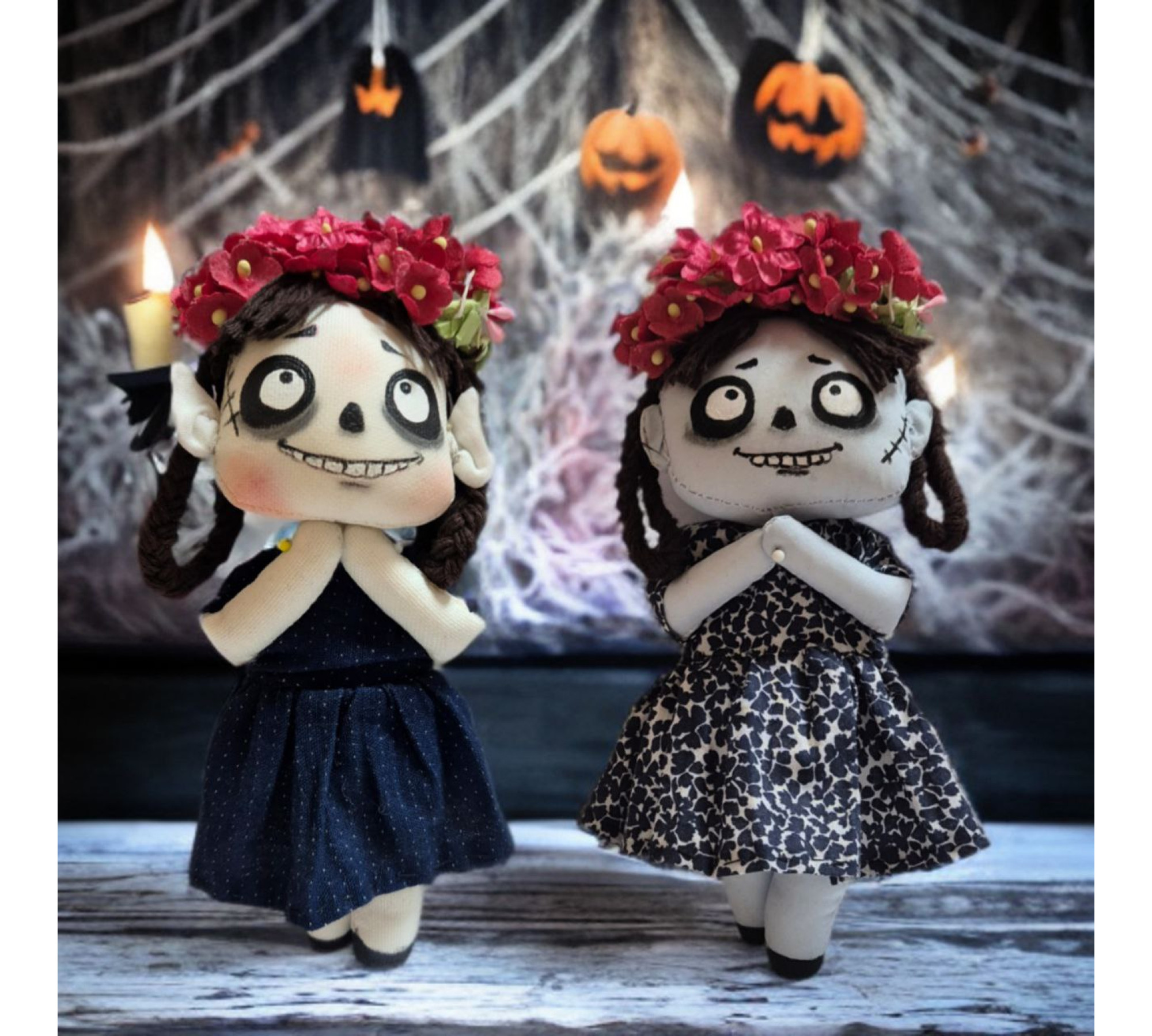Halloween Witch Doll Sewing Pattern PDF – Hand Sewing Doll