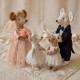 Wedding Mouse Sewing Pattern PDF – Bride and Groom Mouse Doll Tutorial with Clothes