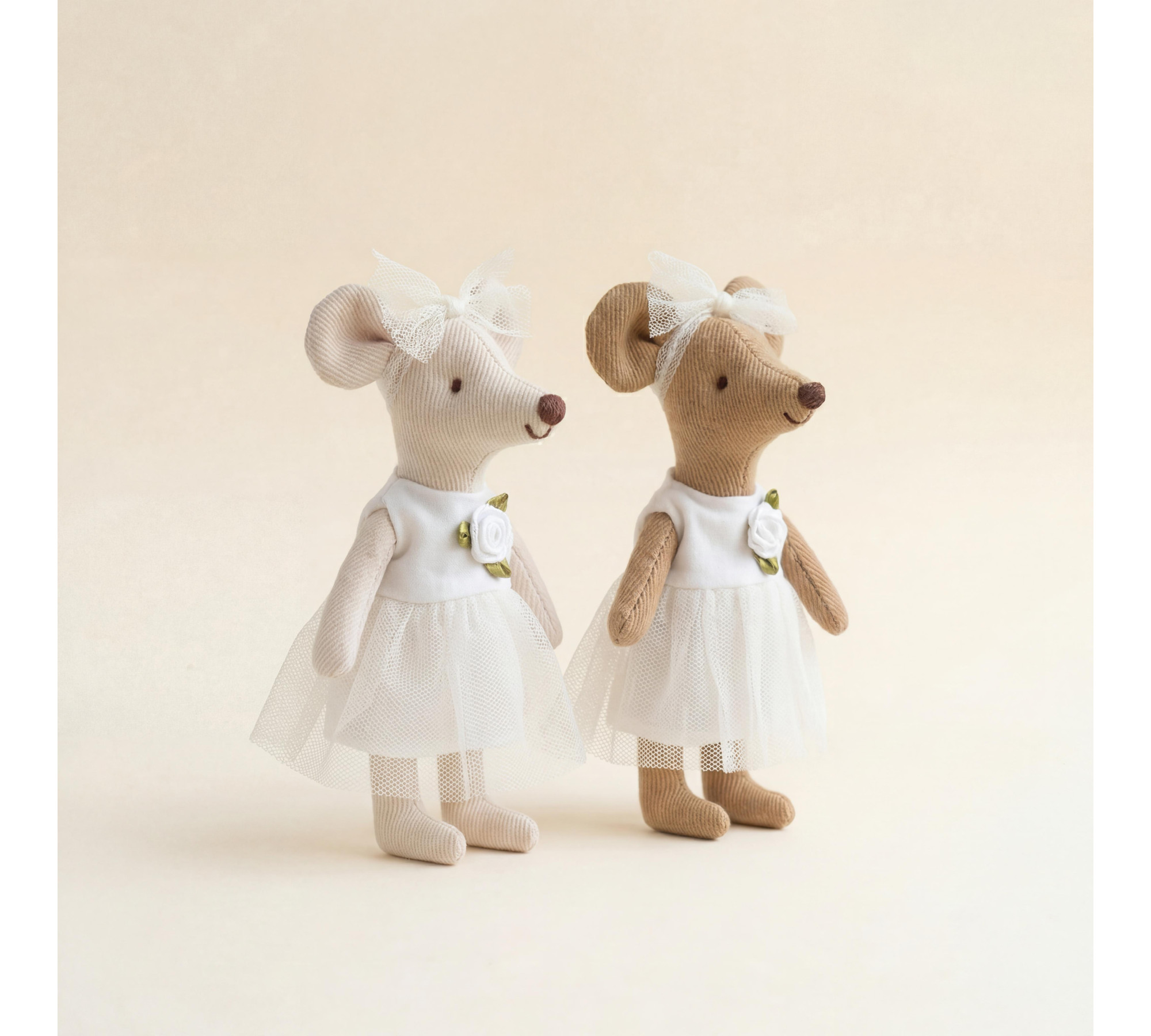 Wedding Mouse Sewing Pattern PDF – Bride and Groom Mouse Doll Tutorial with Clothes