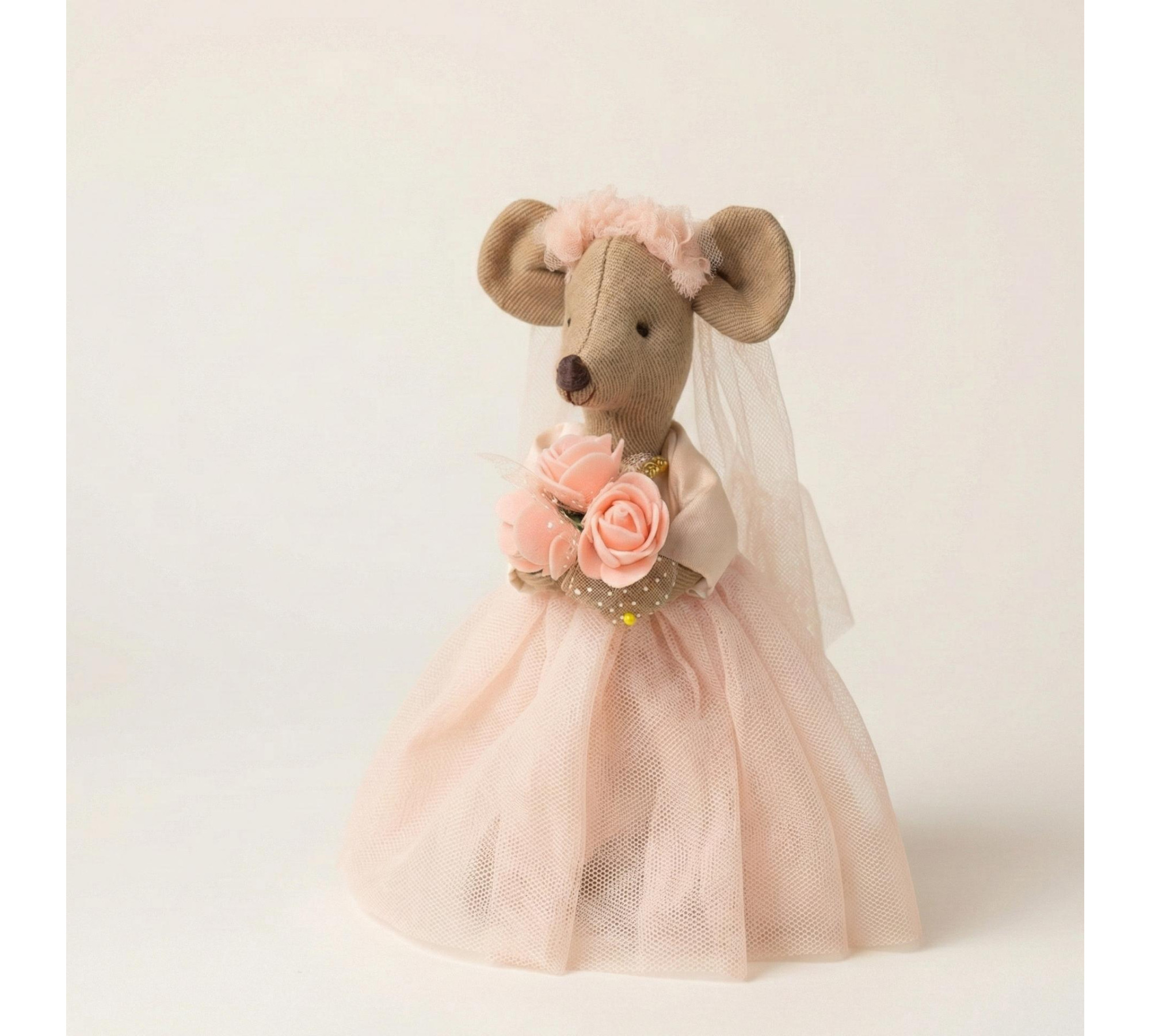 Wedding Mouse Sewing Pattern PDF – Bride and Groom Mouse Doll Tutorial with Clothes