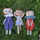 Pumpkin Rag Doll Sewing Pattern PDF – Halloween Doll with Clothes