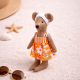 Hawaii Mouse Family Sewing Pattern PDF – Mice with Clothes and Accessories