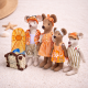 Hawaii Mouse Family Sewing Pattern PDF – Mice with Clothes and Accessories