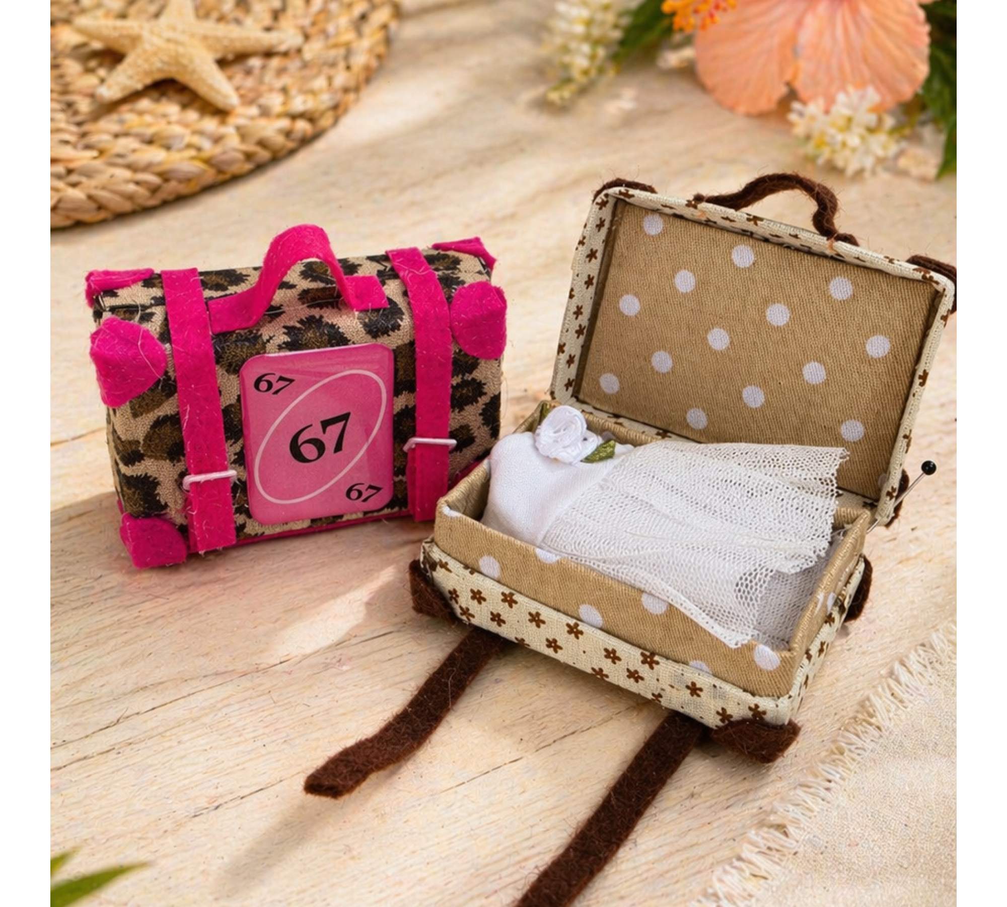 Hawaii Mouse Family Sewing Pattern PDF – Mice with Clothes and Accessories