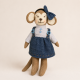 Monkey Sewing Pattern PDF – Stuffed Animal Family Dolls with Clothes