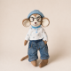 Monkey Sewing Pattern PDF – Stuffed Animal Family Dolls with Clothes