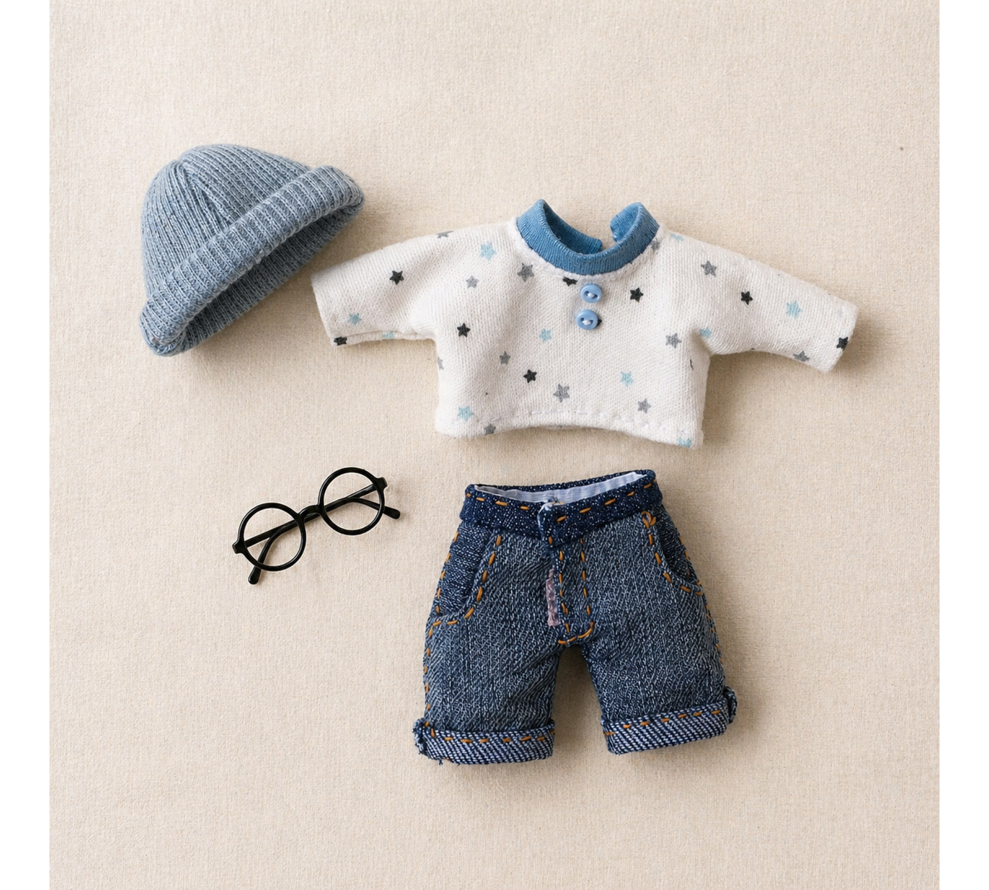 Monkey Sewing Pattern PDF – Stuffed Animal Family Dolls with Clothes