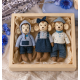 Monkey Sewing Pattern PDF – Stuffed Animal Family Dolls with Clothes