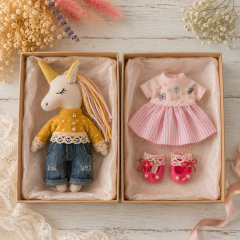 Unicorn Sewing Pattern PDF – Mini Unicorn Doll with Clothes Unicorn Sewing Pattern PDF – Mini Unicorn Doll with Clothes