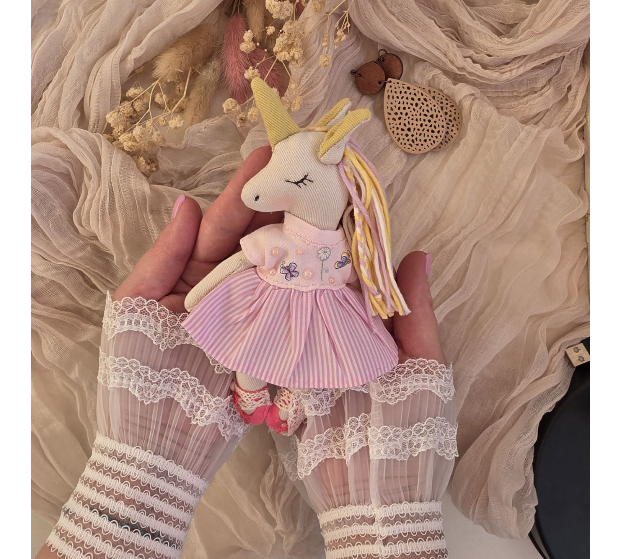 Unicorn Sewing Pattern PDF – Mini Unicorn Doll with Clothes