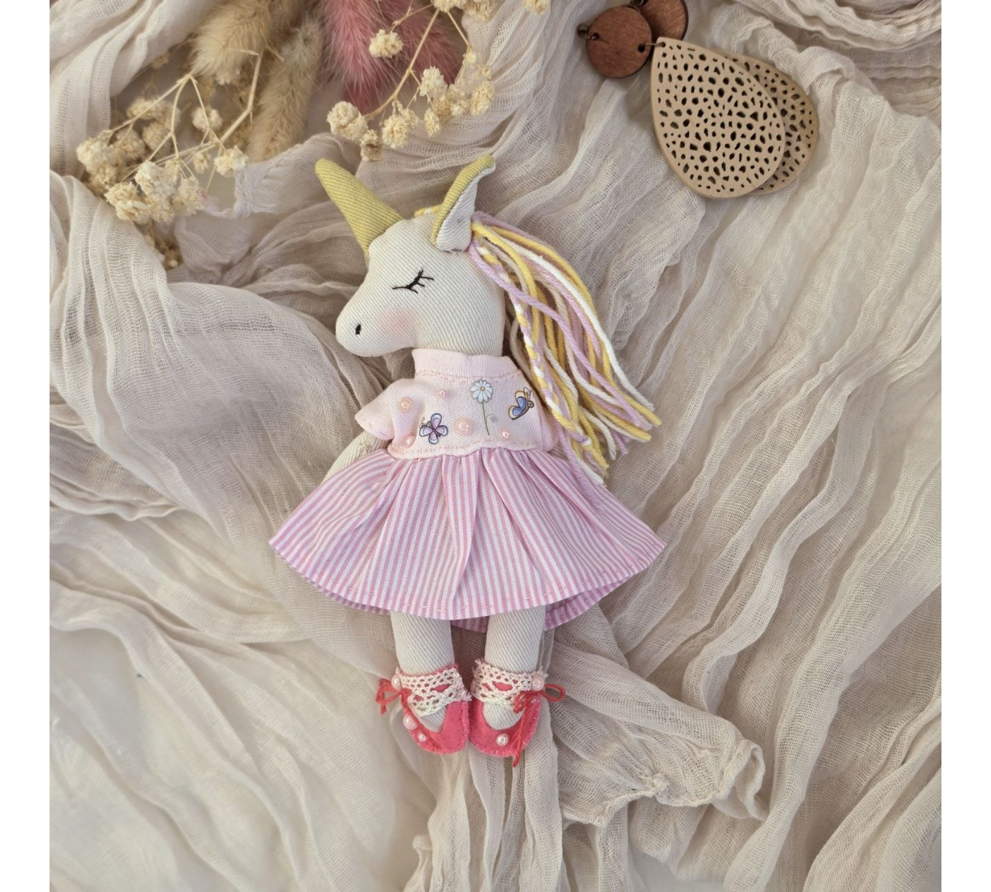 Unicorn Sewing Pattern PDF – Mini Unicorn Doll with Clothes