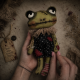 Halloween Frog Doll Sewing Pattern PDF – Primitive Attic Cloth Doll