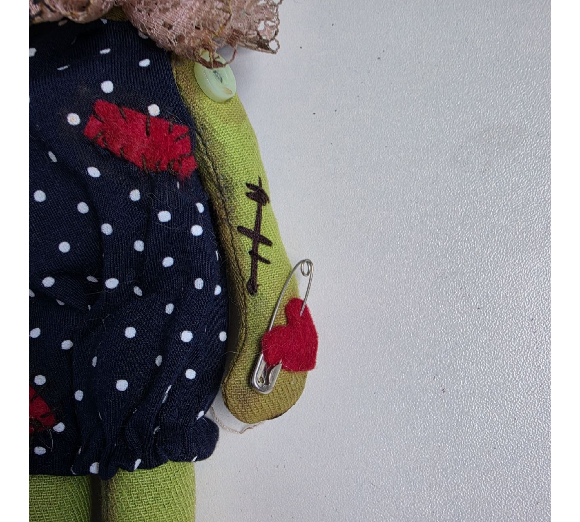 Halloween Frog Doll Sewing Pattern PDF – Primitive Attic Cloth Doll