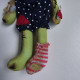 Halloween Frog Doll Sewing Pattern PDF – Primitive Attic Cloth Doll
