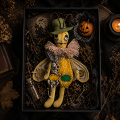 Halloween Cricket Doll Sewing Pattern PDF – Primitive Attic Cloth Doll Halloween Cricket Doll Sewing Pattern PDF – Primitive Attic Cloth Doll