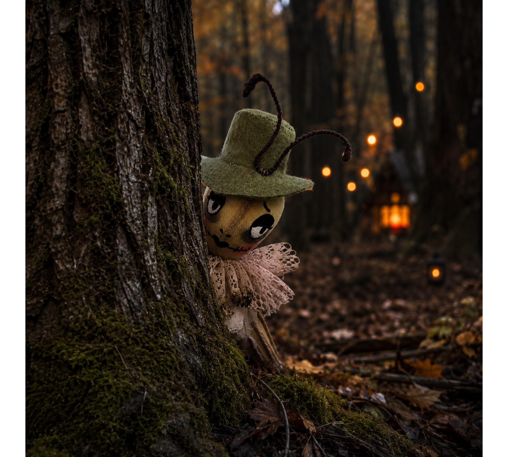 Halloween Cricket Doll Sewing Pattern PDF – Primitive Attic Cloth Doll