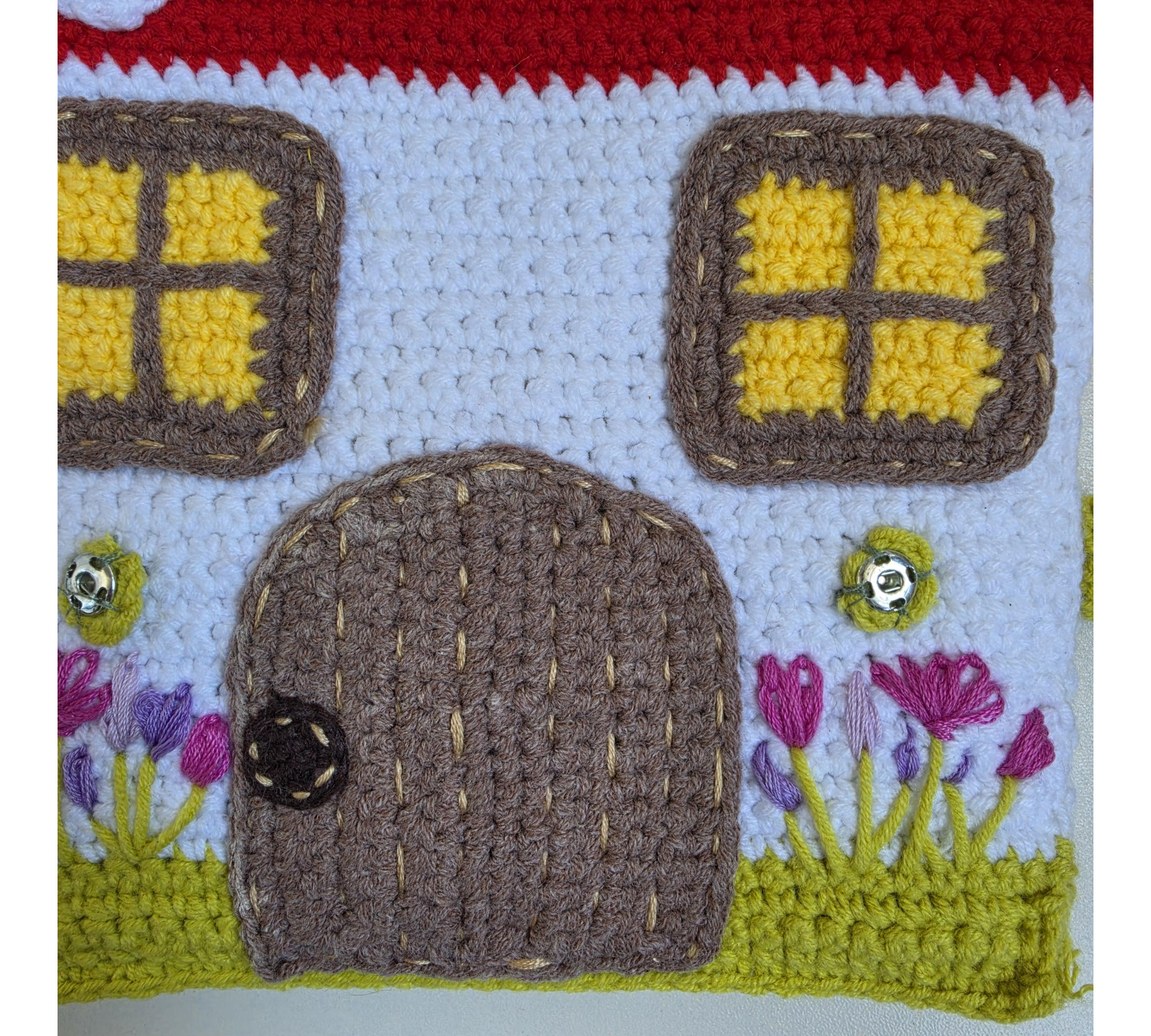 Mushroom House Bag Crochet Pattern PDF – Dollhouse Purse
