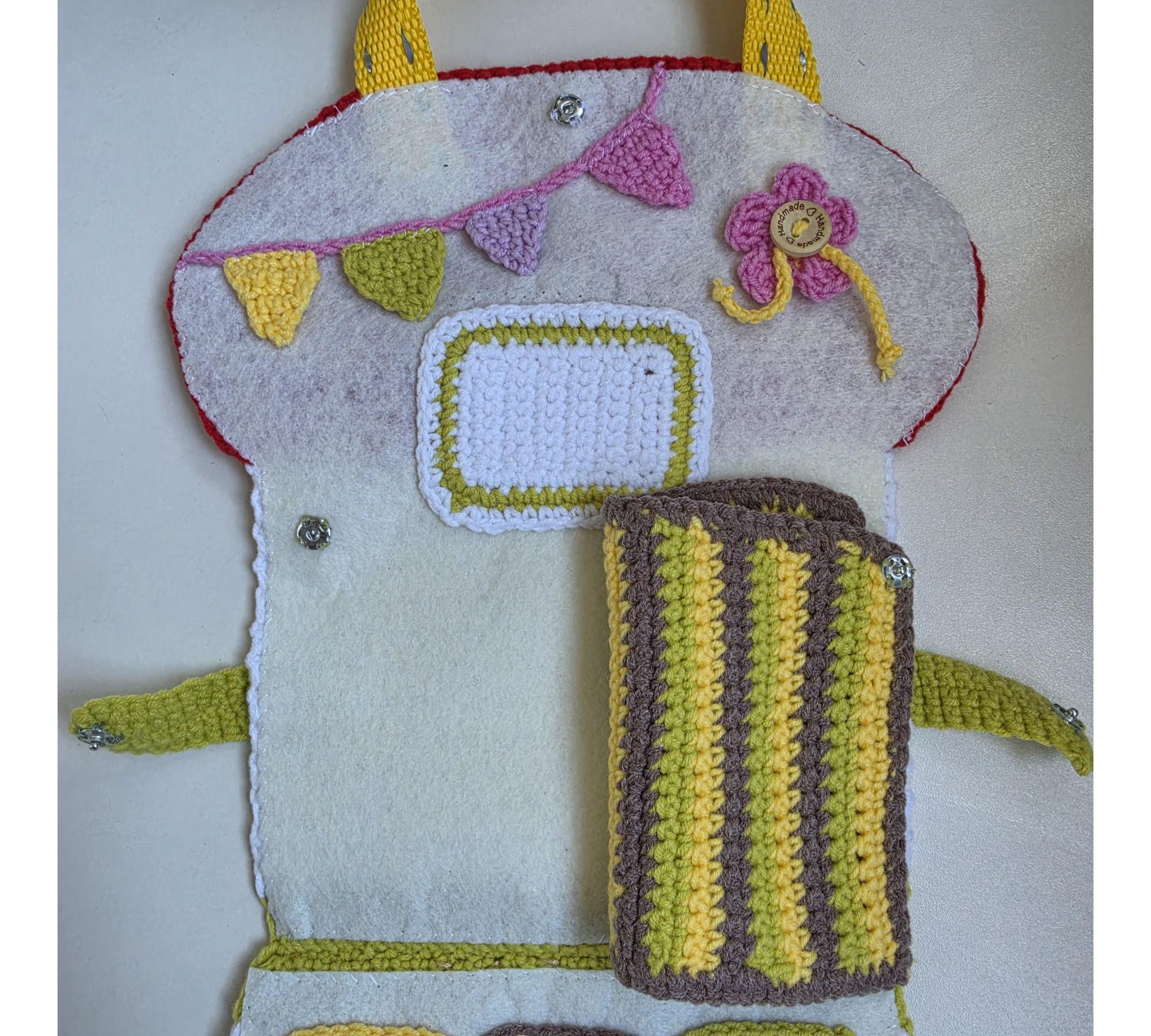 Mushroom House Bag Crochet Pattern PDF – Dollhouse Purse