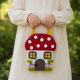 Mushroom House Bag Crochet Pattern PDF – Dollhouse Purse