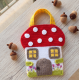 Mushroom House Bag Crochet Pattern PDF – Dollhouse Purse