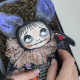 Halloween Attic Doll Pattern Set PDF – Frog, Bat, Cricket & Turtle Bundle