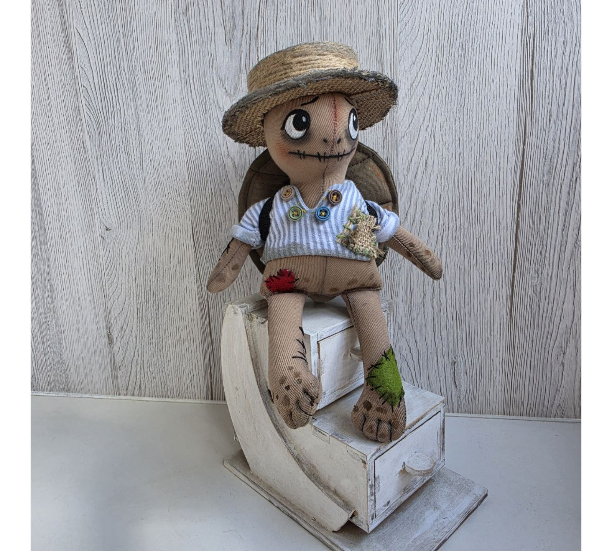 Halloween Attic Doll Pattern Set PDF – Frog, Bat, Cricket & Turtle Bundle