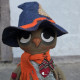 Halloween Owl Sewing Pattern PDF – Primitive Attic Decor Doll