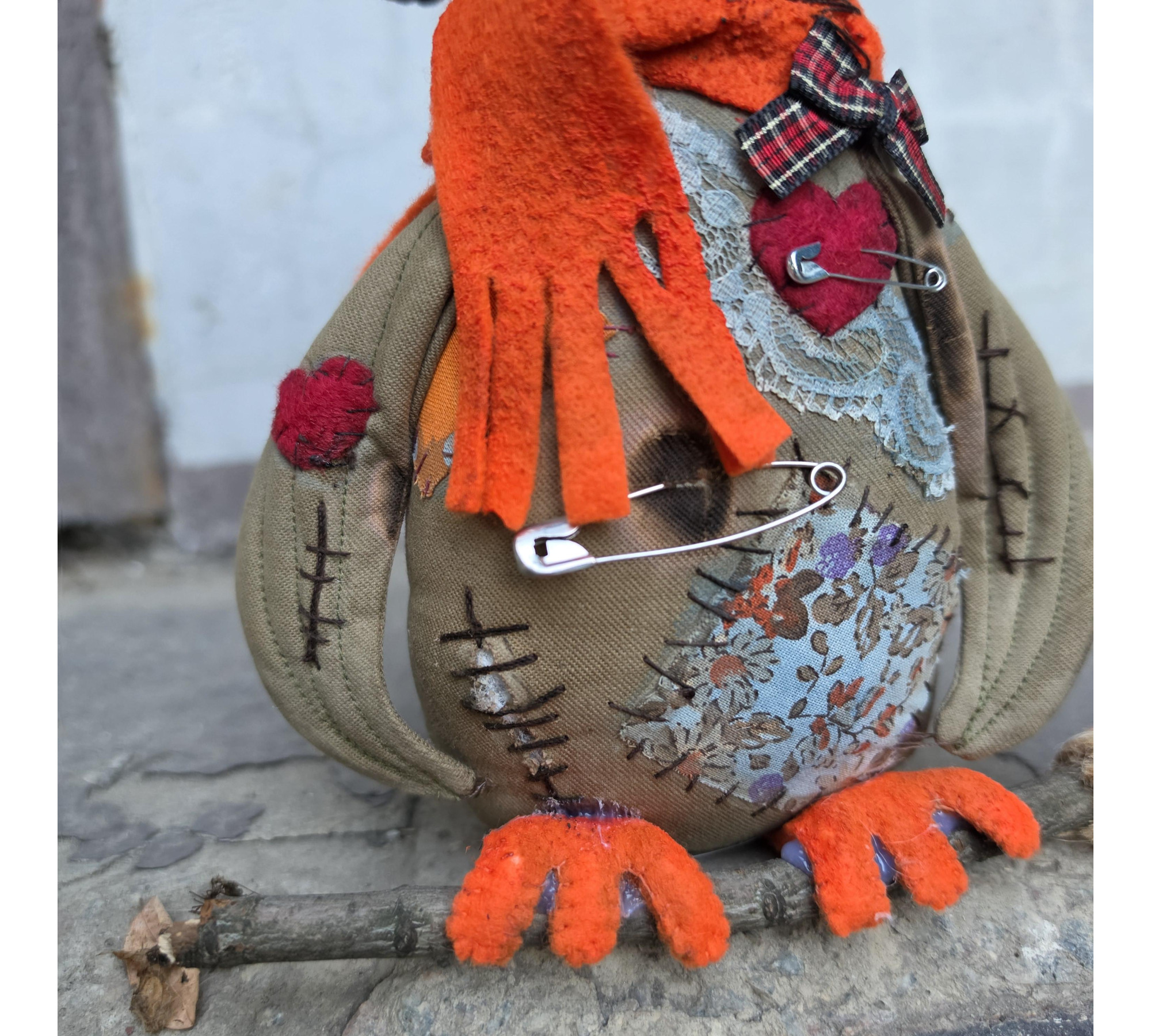Halloween Owl Sewing Pattern PDF – Primitive Attic Decor Doll