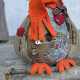 Halloween Owl Sewing Pattern PDF – Primitive Attic Decor Doll