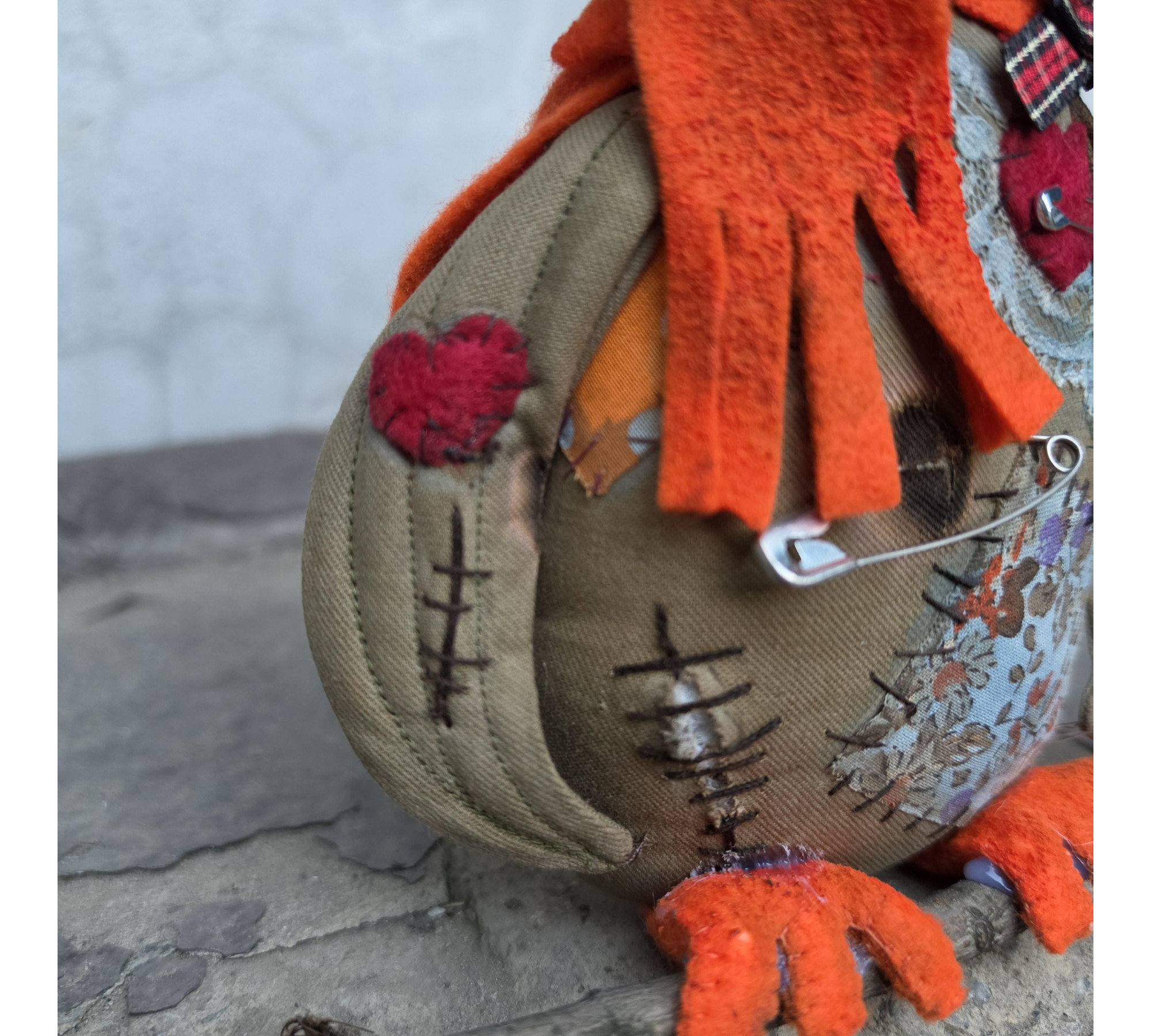 Halloween Owl Sewing Pattern PDF – Primitive Attic Decor Doll