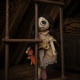 Halloween Attic Doll Sewing Pattern PDF – Cloth Doll with Felt Cat
