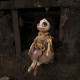 Halloween Attic Doll Sewing Pattern PDF – Cloth Doll with Felt Cat