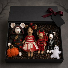 Halloween Mouse Family Sewing Pattern PDF – Mice with Costumes