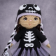 Halloween Crochet Doll Pattern PDF – Skeleton Ballerina Amigurumi
