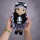 Halloween Crochet Doll Pattern PDF – Skeleton Ballerina Amigurumi